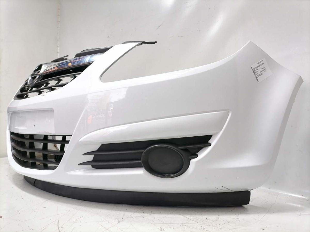 Opel Corsa D original Sto&szlig;stange vorn Z474 Casablancawei&szlig; Vorfacelift BJ09